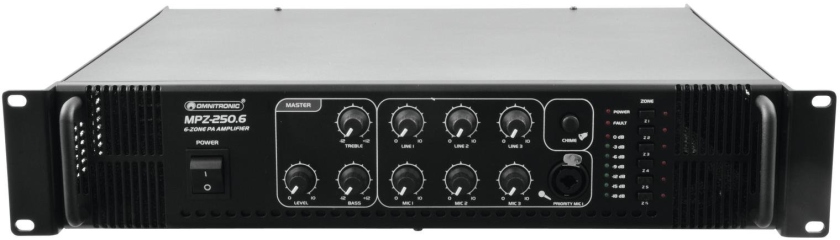 Omnitronic MPZ-250.6 PA Mixing Amplifier