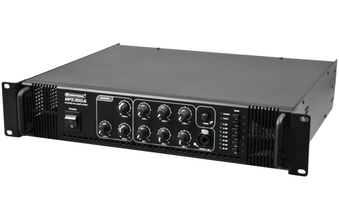 Amplificator 350W/6zone Omnitronic MPZ-350.6 PA Mixing Amplifier