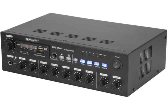 Amplificator cu 4 zone Omnitronic CPZ-120P PA Mixing Amplifier