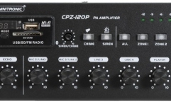 Amplificator cu 4 zone Omnitronic CPZ-120P PA Mixing Amplifier