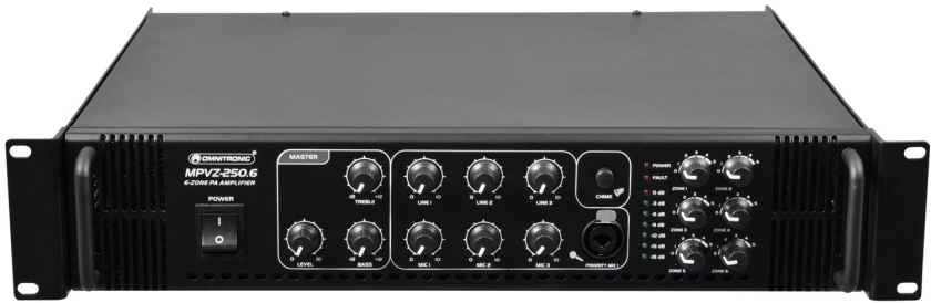 Omnitronic MPVZ-250.6 PA Mixing Amplifier