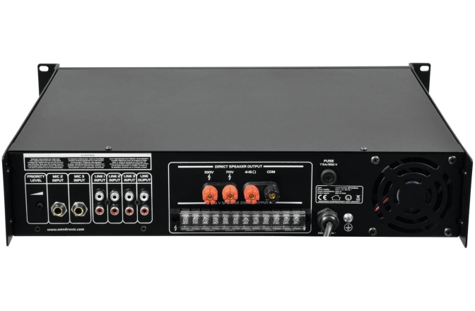 Amplificator mono PA cu 6 zone si mixer Omnitronic MPVZ-250.6 PA Mixing Amplifier