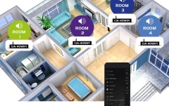 Amplificator Multi-room Omnitronic CIA-40WIFI WLAN Multi-Room Amplifier Streaming System