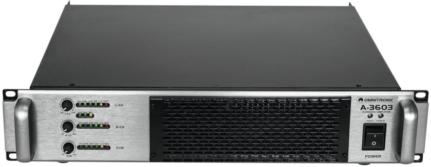 Omnitronic A-3603 Class-D 2.1 Amplifier