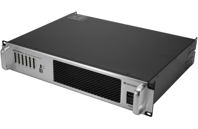 Amplificator PA cu 6 canale cu SMPS Omnitronic MCD-3006 Mk2