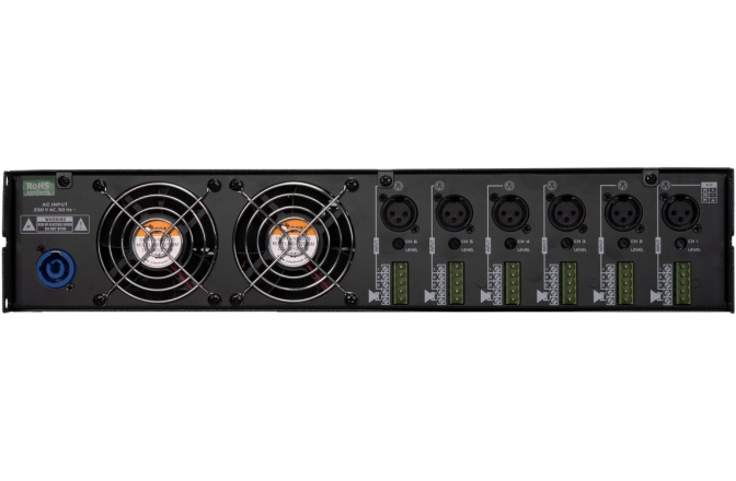 Amplificator PA cu 6 canale cu SMPS Omnitronic MCD-3006 Mk2