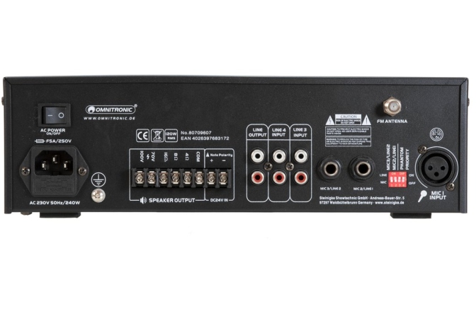 Amplificator PA Omnitronic CPE-120P PA