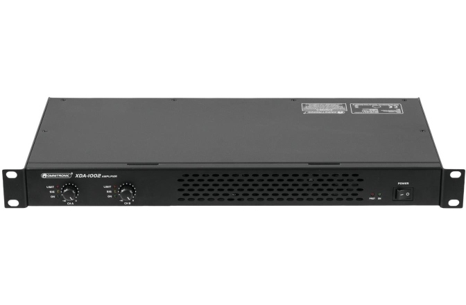 Amplificator PA stereo cu SMPS, 2 canale Omnitronic XDA-1002 Class D Amplifier