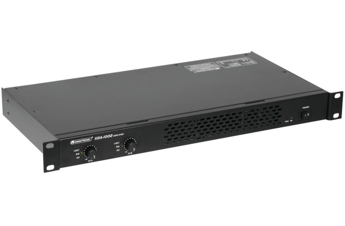 Amplificator PA stereo cu SMPS, 2 canale Omnitronic XDA-1002 Class D Amplifier
