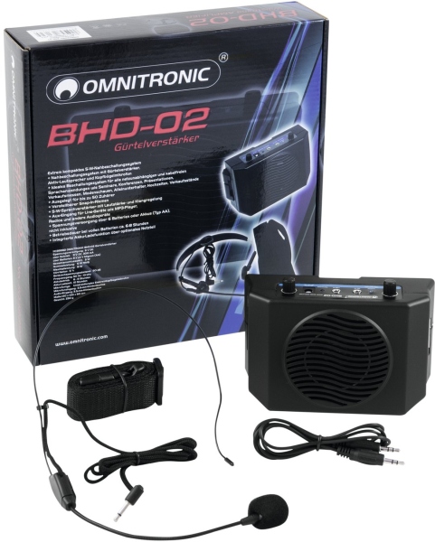 Omnitronic BHD-02 Waistband Amplifier