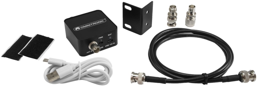 Omnitronic AAB-10 Active Antenna Booster, Battery-powered