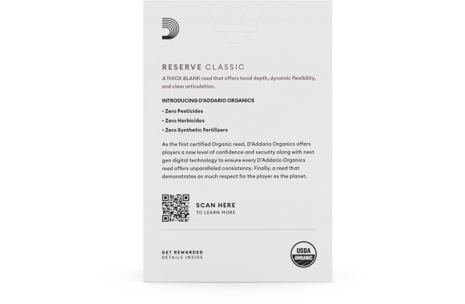 Ancie clarinet Daddario Woodwinds Organic Reserve Classic Bb Clarinet 3