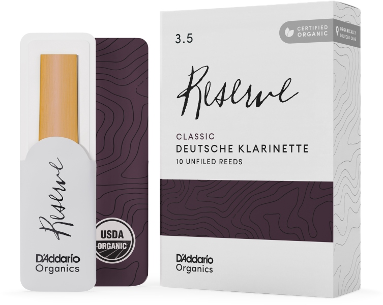 Daddario Woodwinds Organic Reserve Classic Deutsche Klarinette 3.5