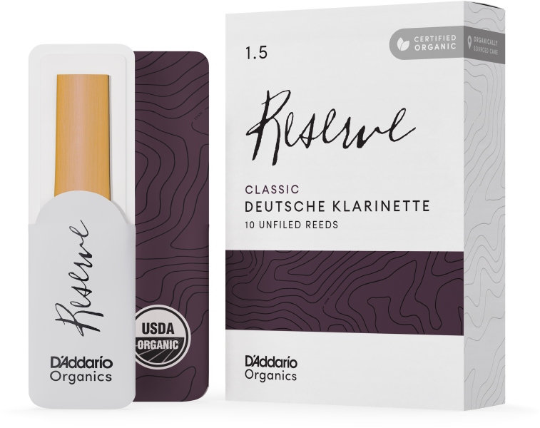 Daddario Woodwinds Organic Reserve Classic Deutsche Strength 1.5