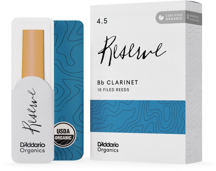 Daddario Woodwinds Organic Reserve  Reeds Strength 4.5 