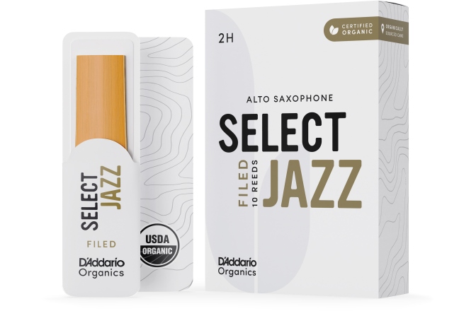 Ancie pentru Saxofon Alto Daddario Woodwinds Organic Select Jazz Filed Alto Saxophone 2H