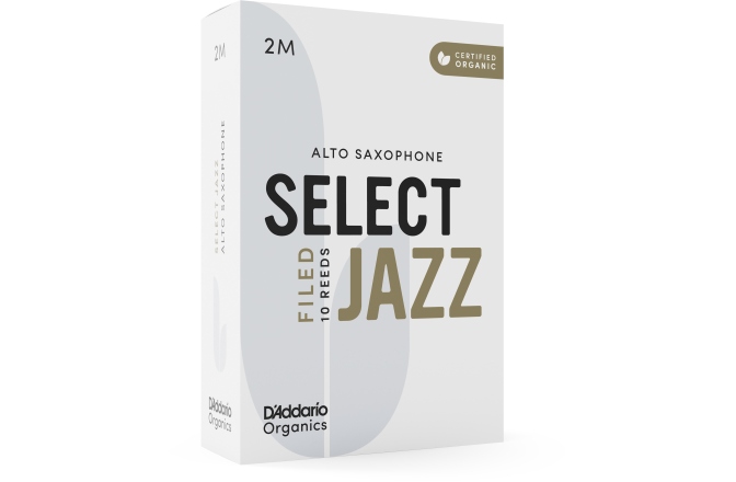 Ancie pentru Saxofon Alto Daddario Woodwinds Organic Select Jazz Filed Alto Saxophone 2M