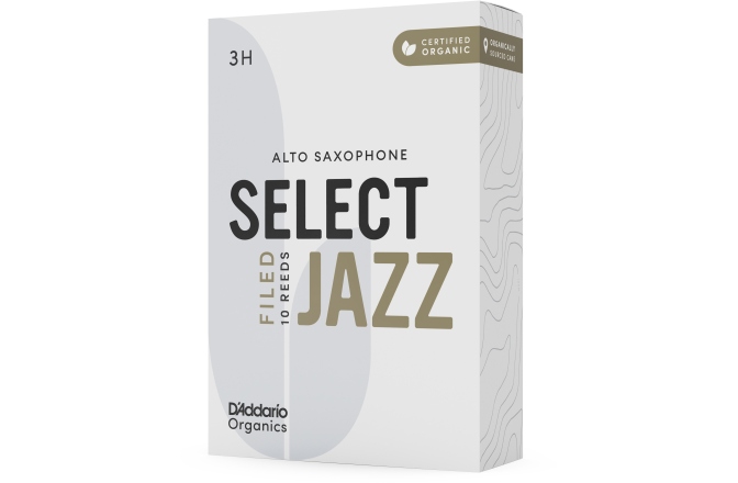 Ancie pentru Saxofon Alto Daddario Woodwinds Organic Select Jazz Filed Alto Saxophone 3H