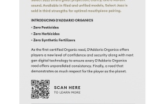 Ancie pentru Saxofon Alto Daddario Woodwinds Organic Select Jazz Filed Alto Saxophone 3H