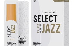 Ancie pentru Saxofon Alto Daddario Woodwinds Organic Select Jazz Filed Alto Saxophone 3S