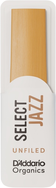 Daddario Woodwinds Organic Select Jazz Unfiled Alto Saxophone 3 Hard 