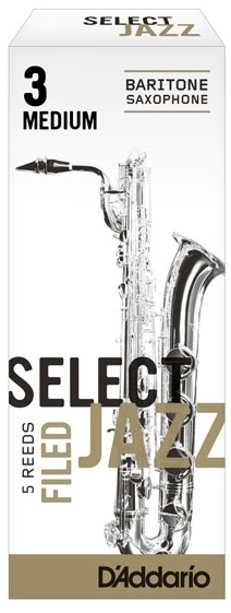 Ancie pentru saxofon bariton Daddario Woodwinds Baritone Sax Select Jazz 3M