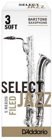 Ancie pentru saxofon bariton Daddario Woodwinds Baritone Sax Select Jazz 3S