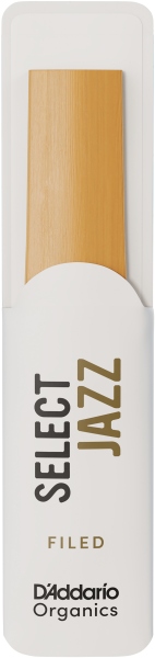 Daddario Woodwinds Organic Select Jazz Filed Tenor Saxophone 4 Soft 