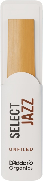 Daddario Woodwinds Organic Select Jazz Unfiled Tenor Saxophone 2 Hard 