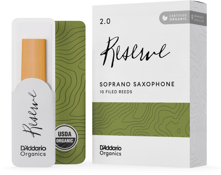 Daddario Woodwinds Organic Reserve Soprano Saxophone 2.0