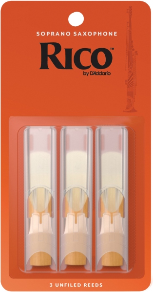 Daddario Woodwinds Soprano Sax 2.5 3-pack