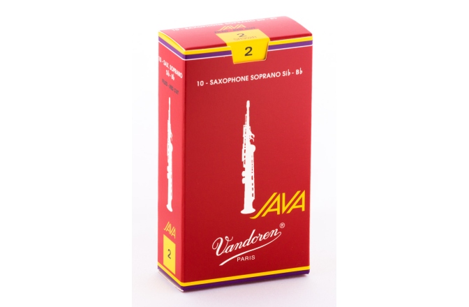 Ancii Saxofon Sopran Vandoren Java Red Cut Soprano Sax 2