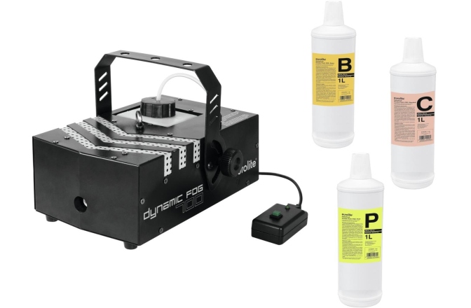 Aparat de ceață  Eurolite Set Dynamic Fog 700 + fluids