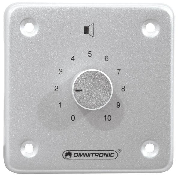 Omnitronic PA Volume Controller 10 W mono sil