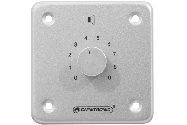 PA Volume Controller 10W stereo sil PA Volume Controller 10W stereo sil
