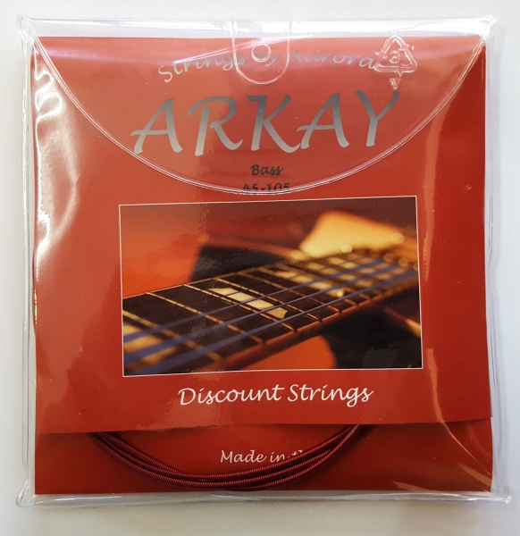 Set corzi pentru chitara bass Aurora Arkay Bass 45-105 Red