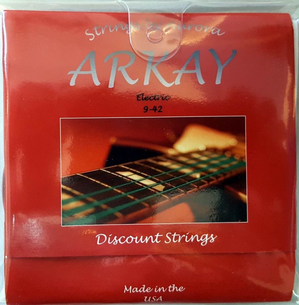 Set corzi chitara electrica Aurora Arkay Electric 9-42 Red