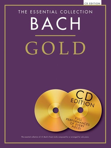 BACH GOLD ESSENTIAL COLLECTION PIANO BOOK/2CD