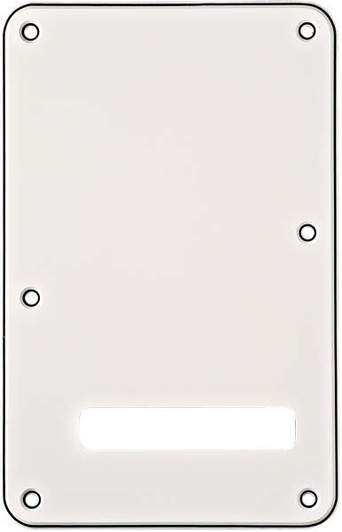 Fender Backplate Stratocaster White (W/B/W) 3-Ply