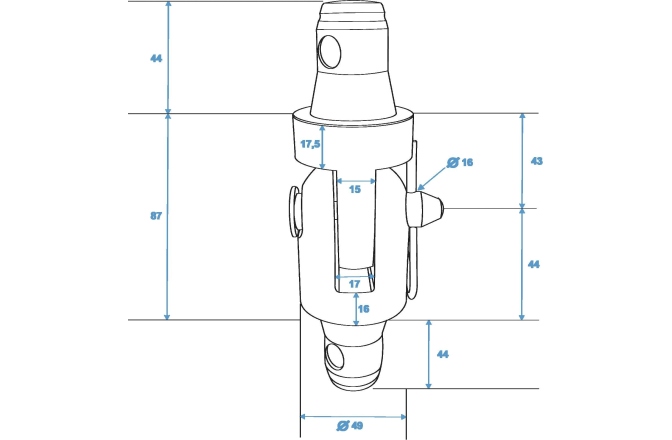 Balama turn  Alutruss Tower hinge