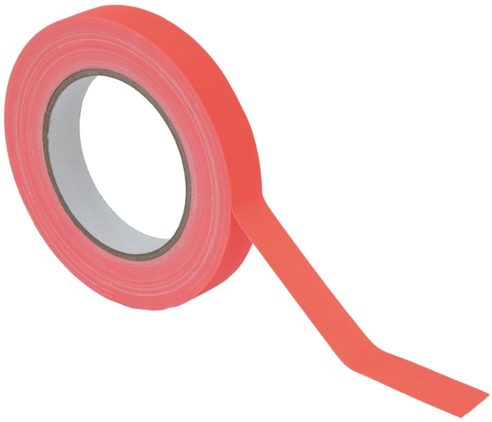Gaffa Tape 19mm x 25m neon-orange UV-active