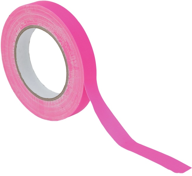 Gaffa Tape 19mm x 25m neon-pink UV-active