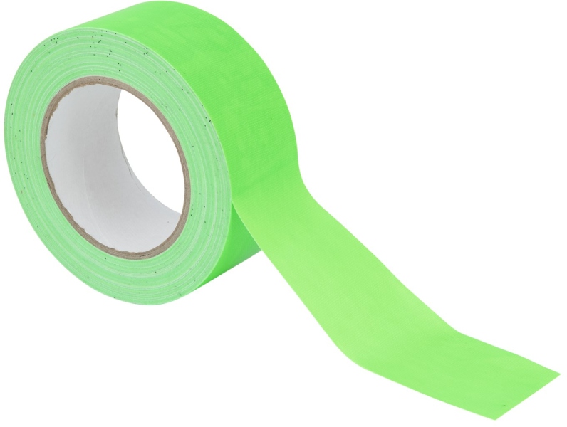 Gaffa Tape 50mm x 25m neon-green UV-active
