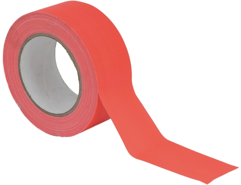 Gaffa Tape 50mm x 25m neon-orange UV-active