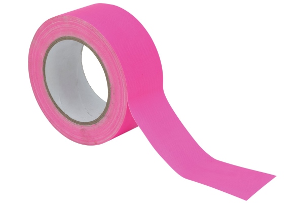 Gaffa Tape 50mm x 25m neon-pink UV-active Gaffa Tape 50mm x 25m neon-pink UV-active