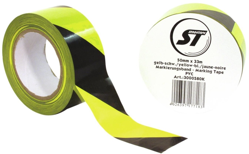 Marking Tape PVC yellow/bl