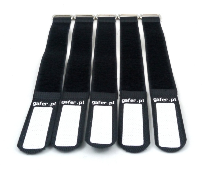 GAFER.PL Tie Straps 25x400mm 5 pieces black