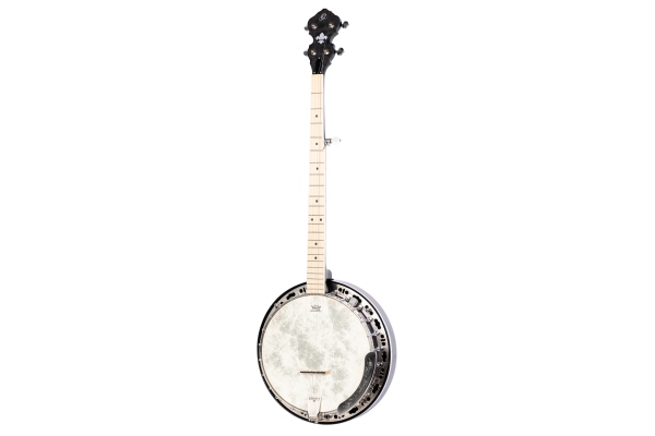 Raven Series Banjo 5 String Lefty - Transparent Charcoal + Gigbag Raven Series Banjo 5 String Lefty - Transparent Charcoal + Gigbag