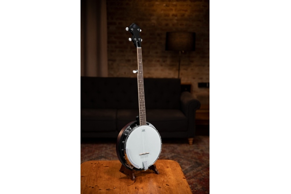 Ortega Americana Series Banjo 5 String - Whiskey Burst Matte / Chrome HW