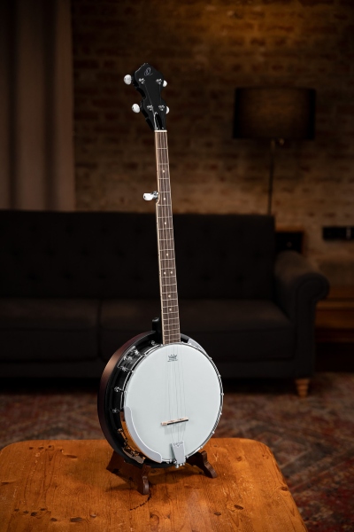 Ortega Americana Series Banjo 5 String - Whiskey Burst Matte / Chrome HW